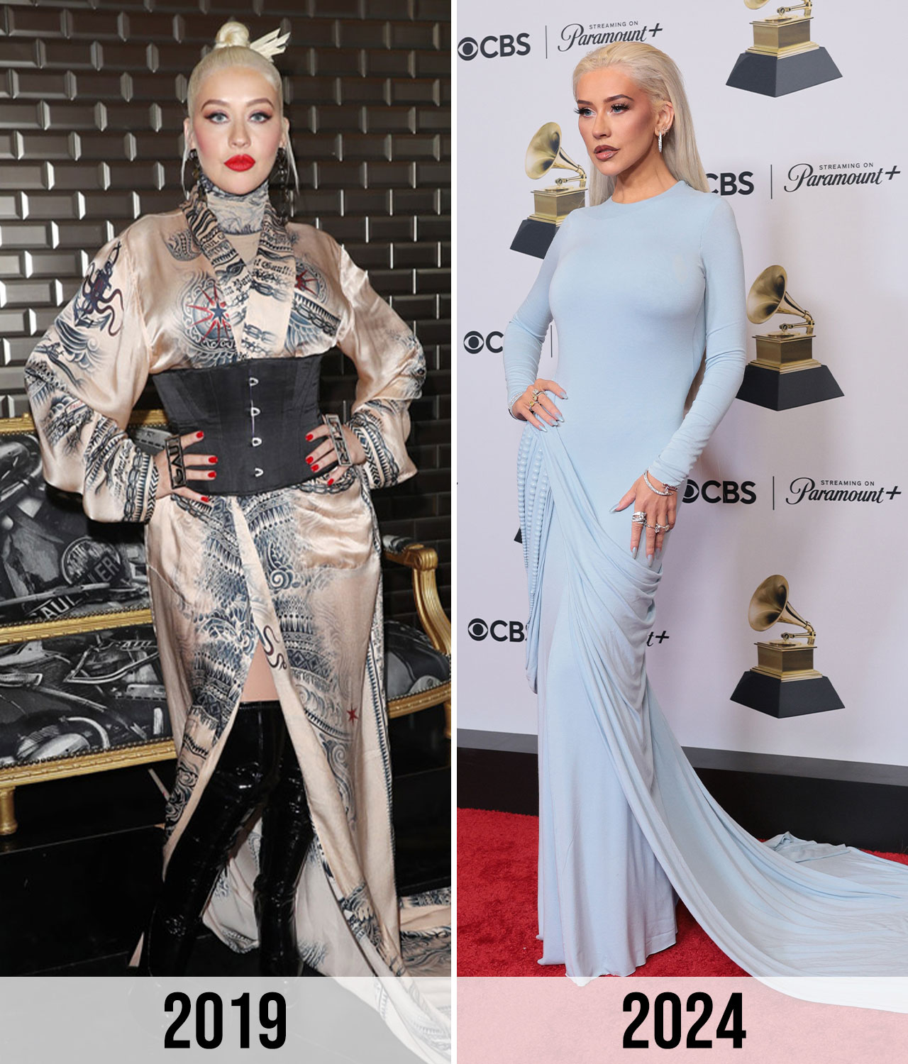 christina aguilera weight loss