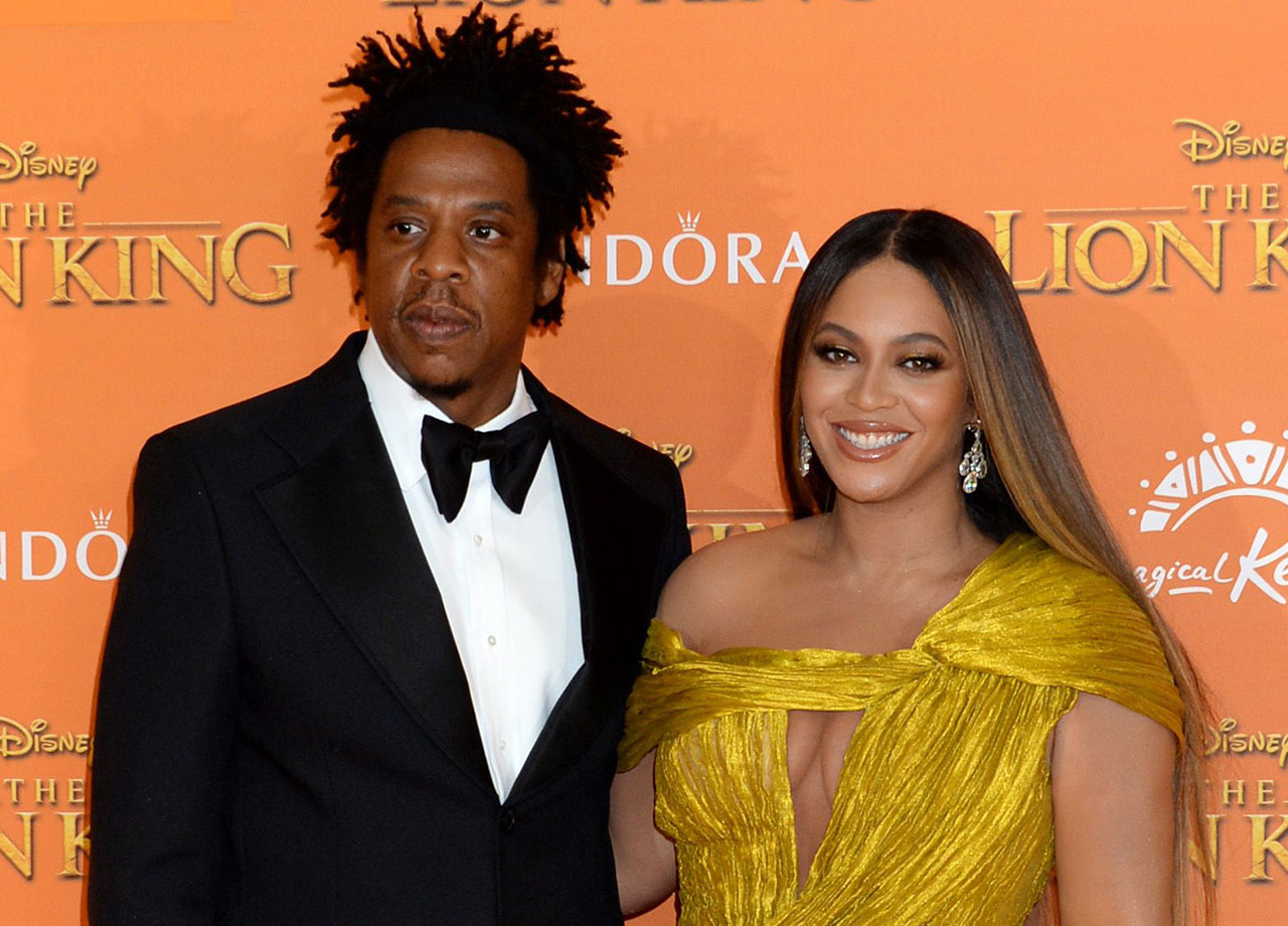 Beyonce and Jay-Z The Lion King premiere