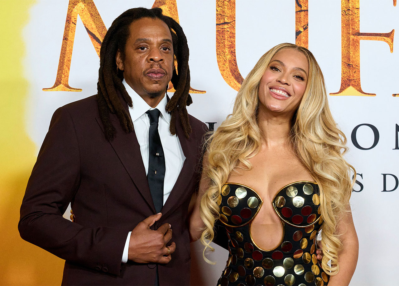 Beyonce and Jay-Z Mufasa The Lion King premiere