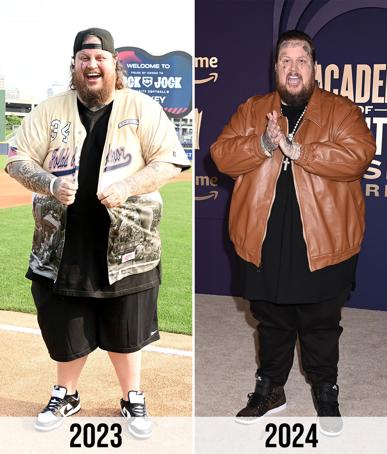 jelly roll before and after weight loss