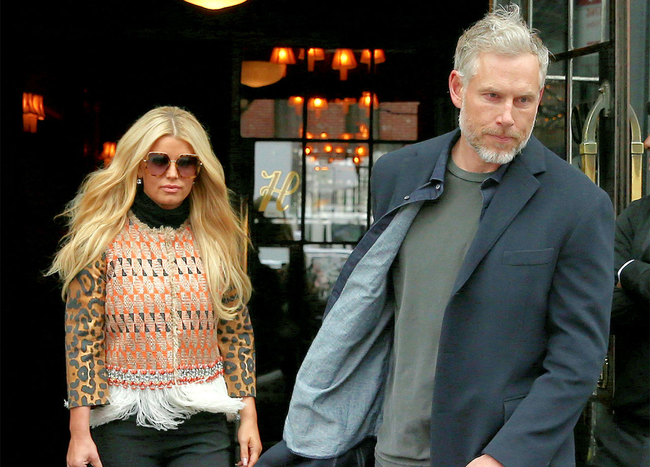 Jessica Simpson and husband Eric Johnson leave Bowery Hotel NYC