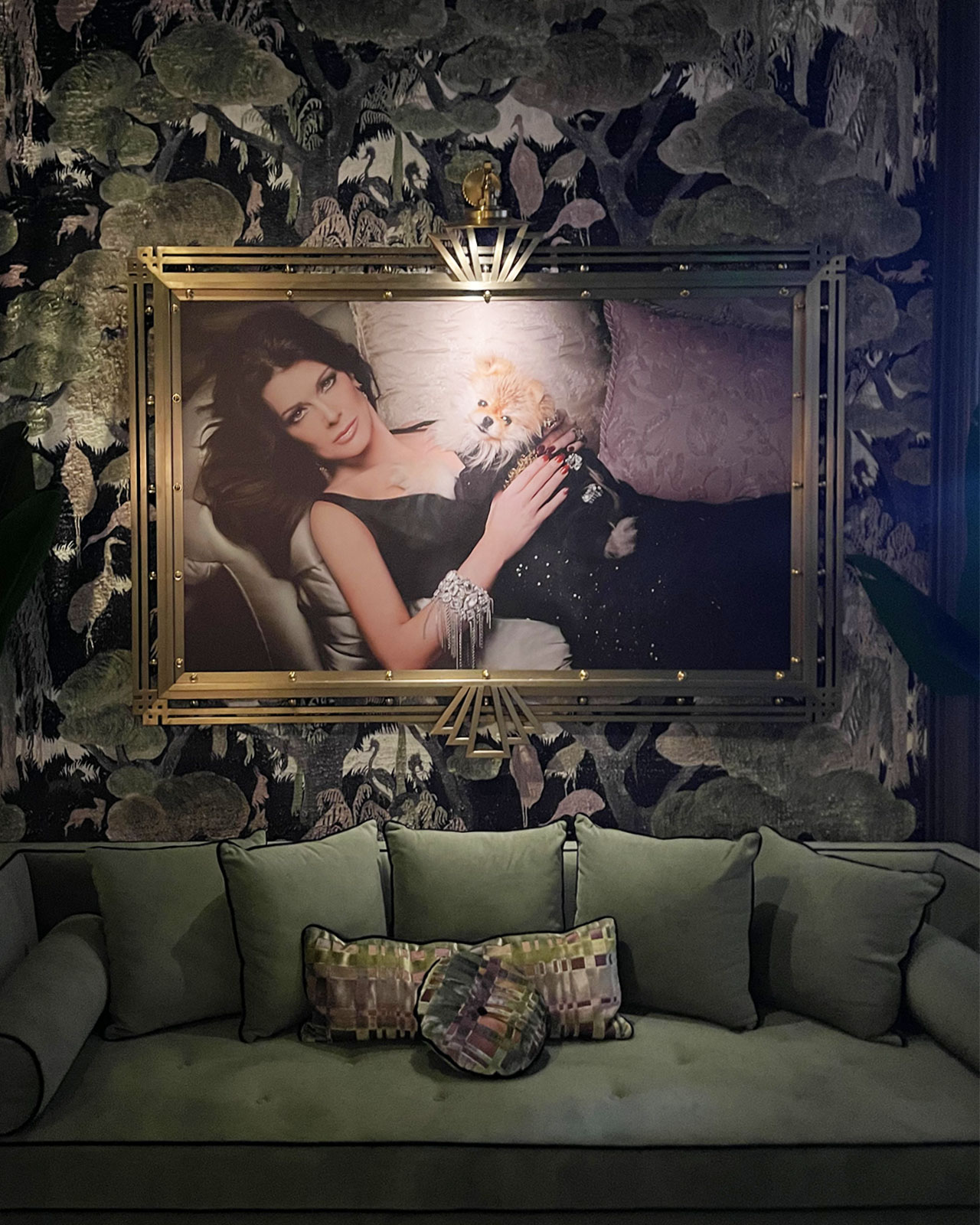 Lisa Vanderpump Artwork At Pinky's By Vanderpump At Flamingo Las Vegas