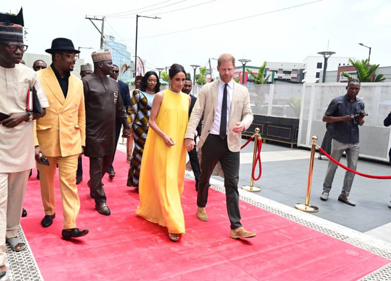 Prince Harry and Meghan Markle State Governor House Lagos