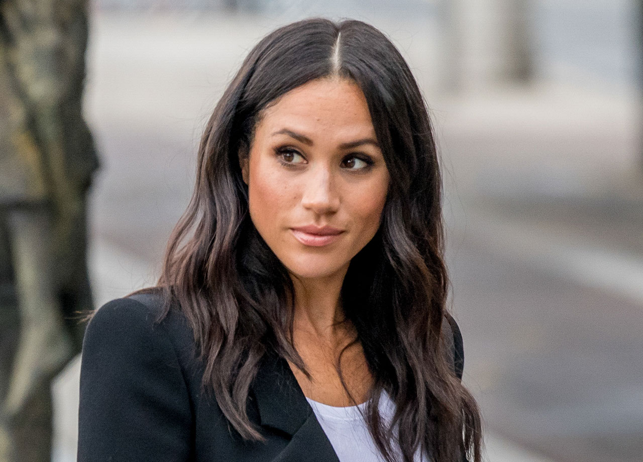 Meghan Markle in a black blazer