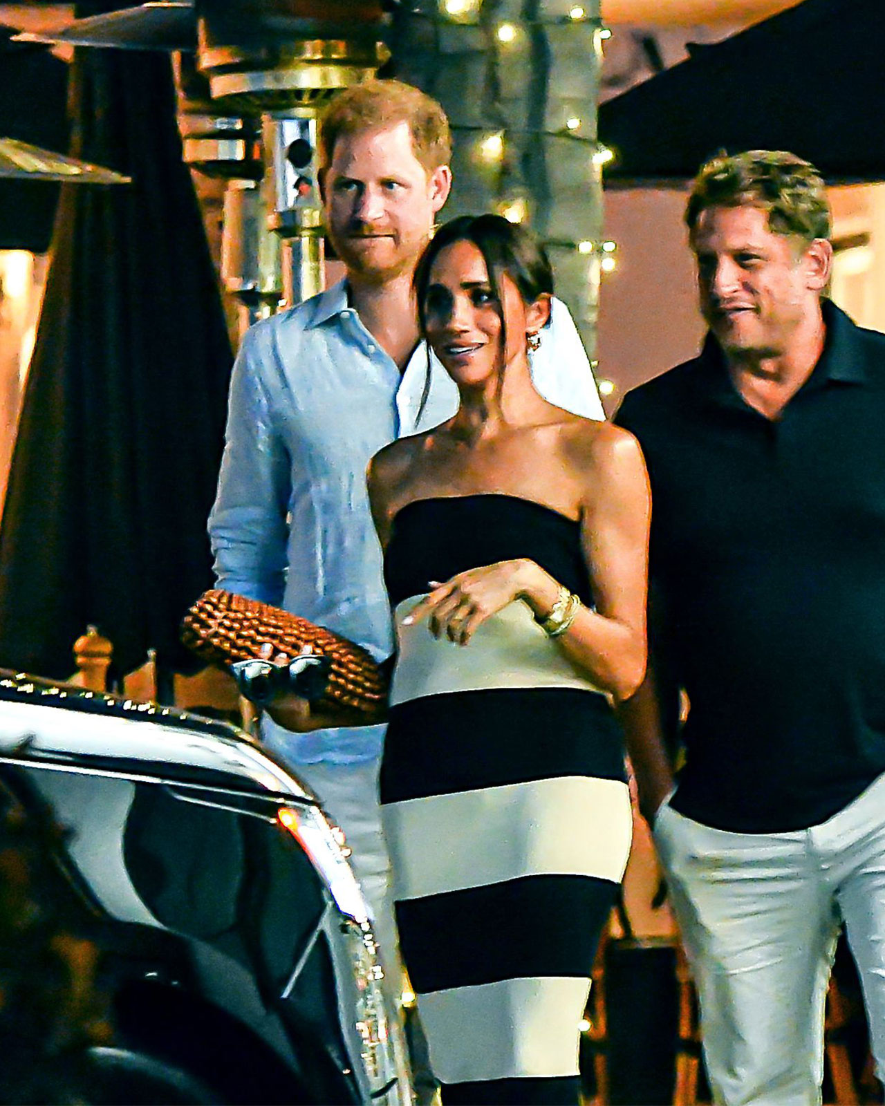 Prince Harry and Meghan Markle at Tre Lune Italian restaurant Montecito