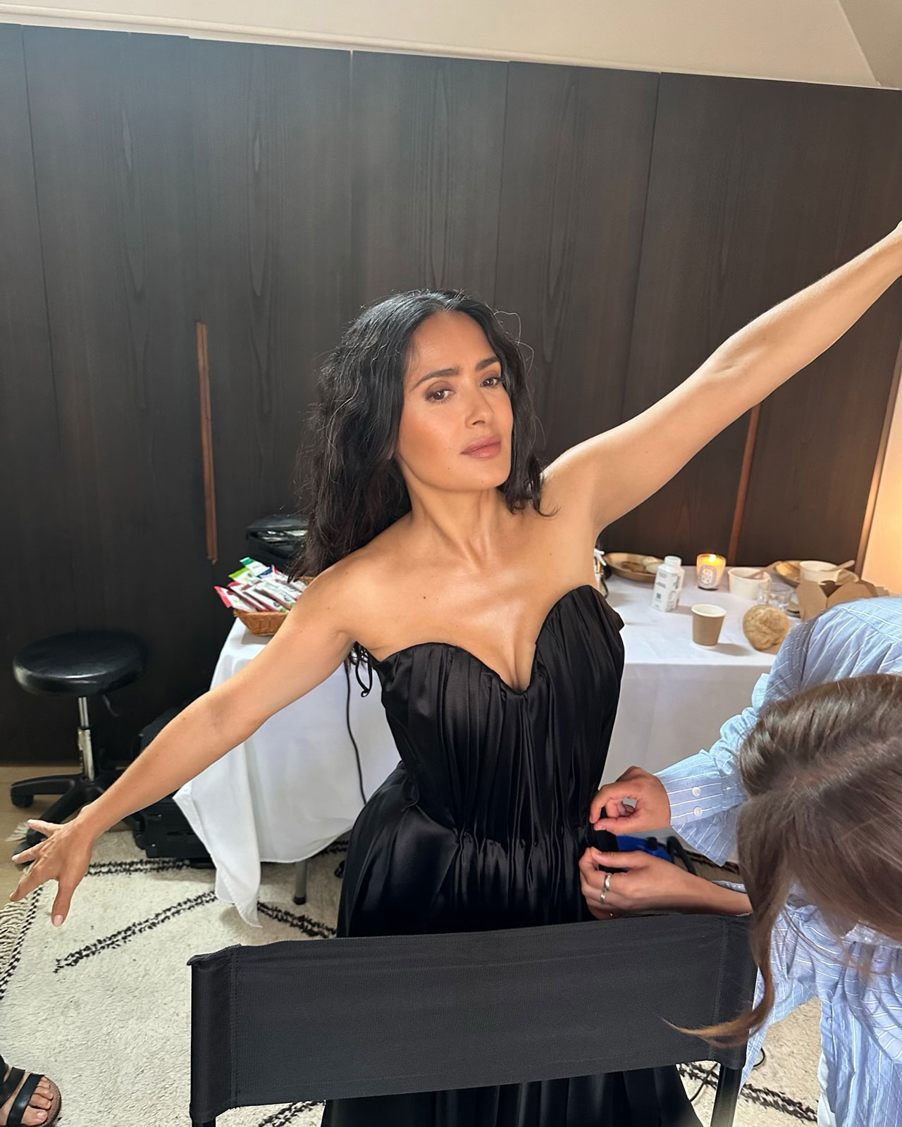 Salma Hayek BTS WSJ