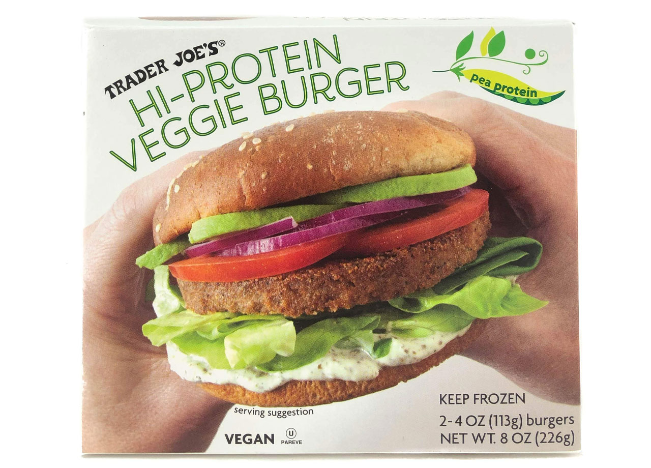 trader joes hi protein veggie burger