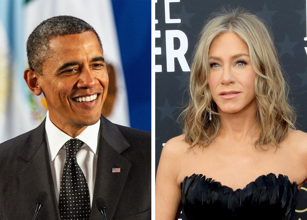 barack obama jennifer aniston