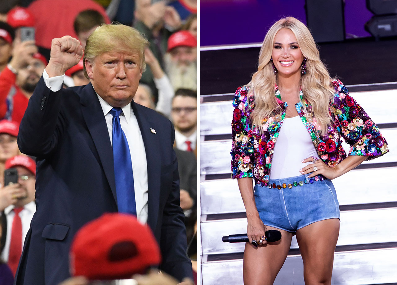 donald trump carrie underwood