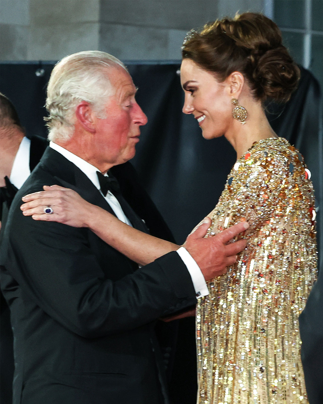 Kate Middleton and King Charles No Time to Die premiere