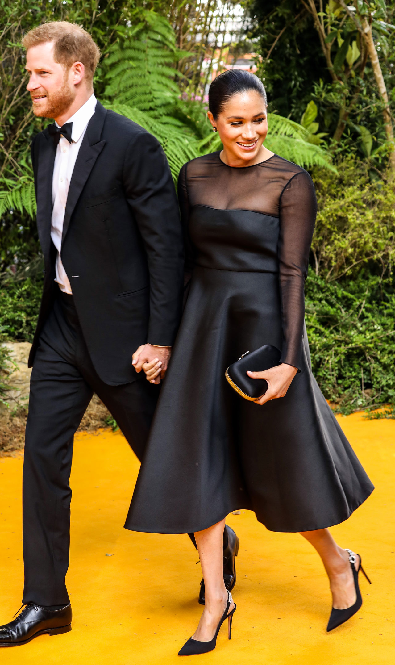 Prince Harry and Meghan Markle at The Lion King premiere in Leicester Square