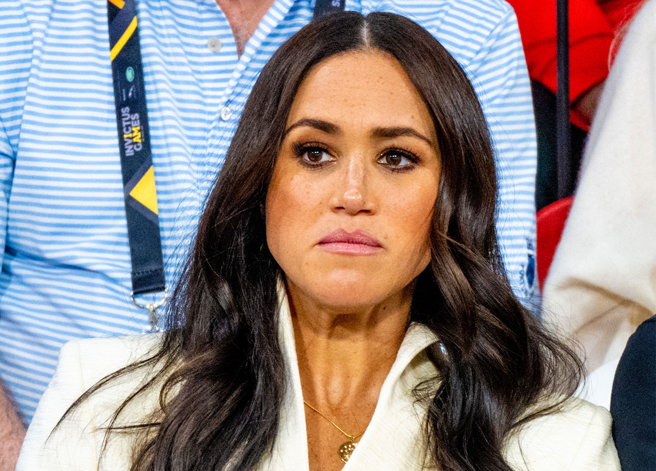 Meghan Markle looking angry at Invictus Games