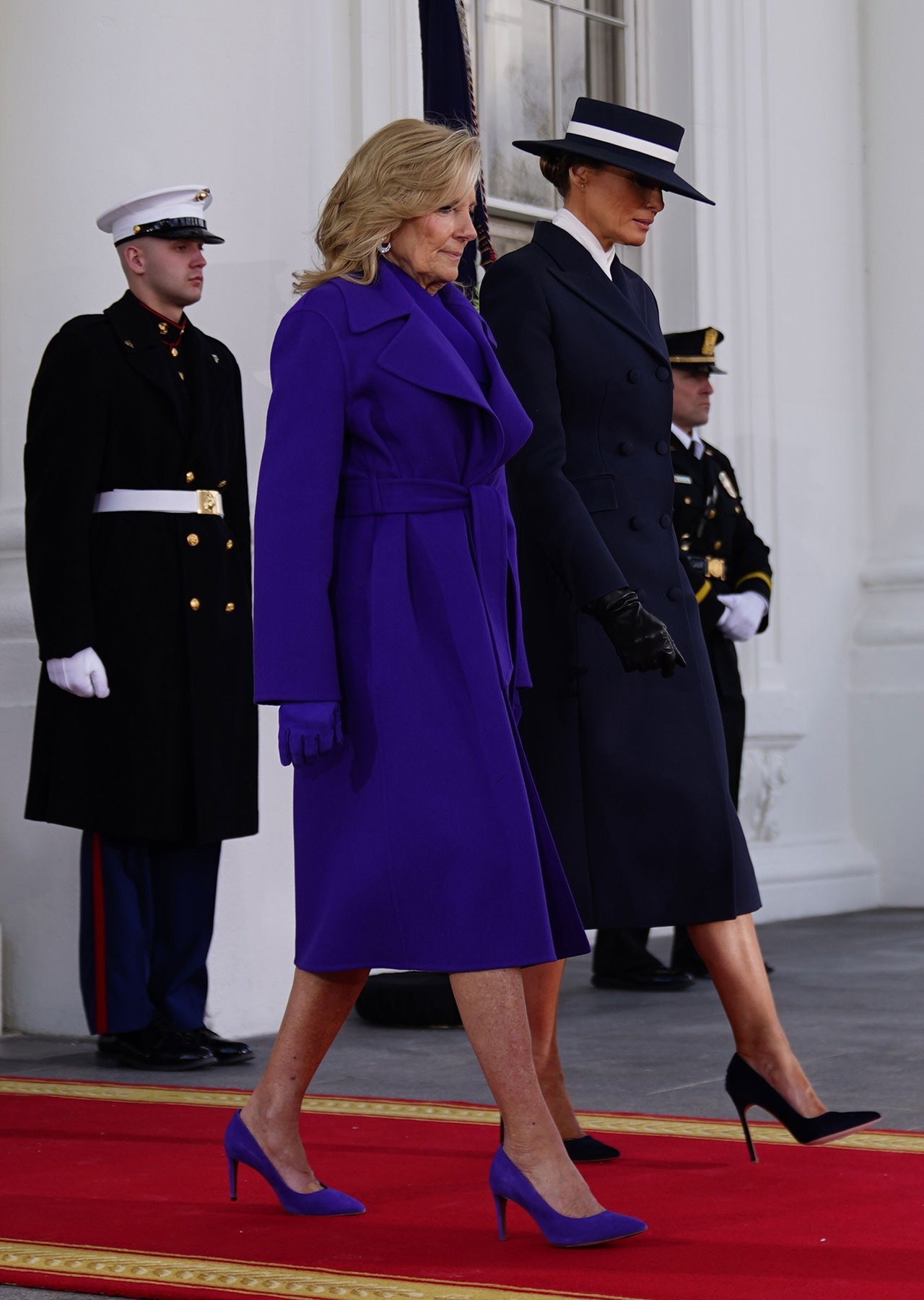 melania trump jill biden