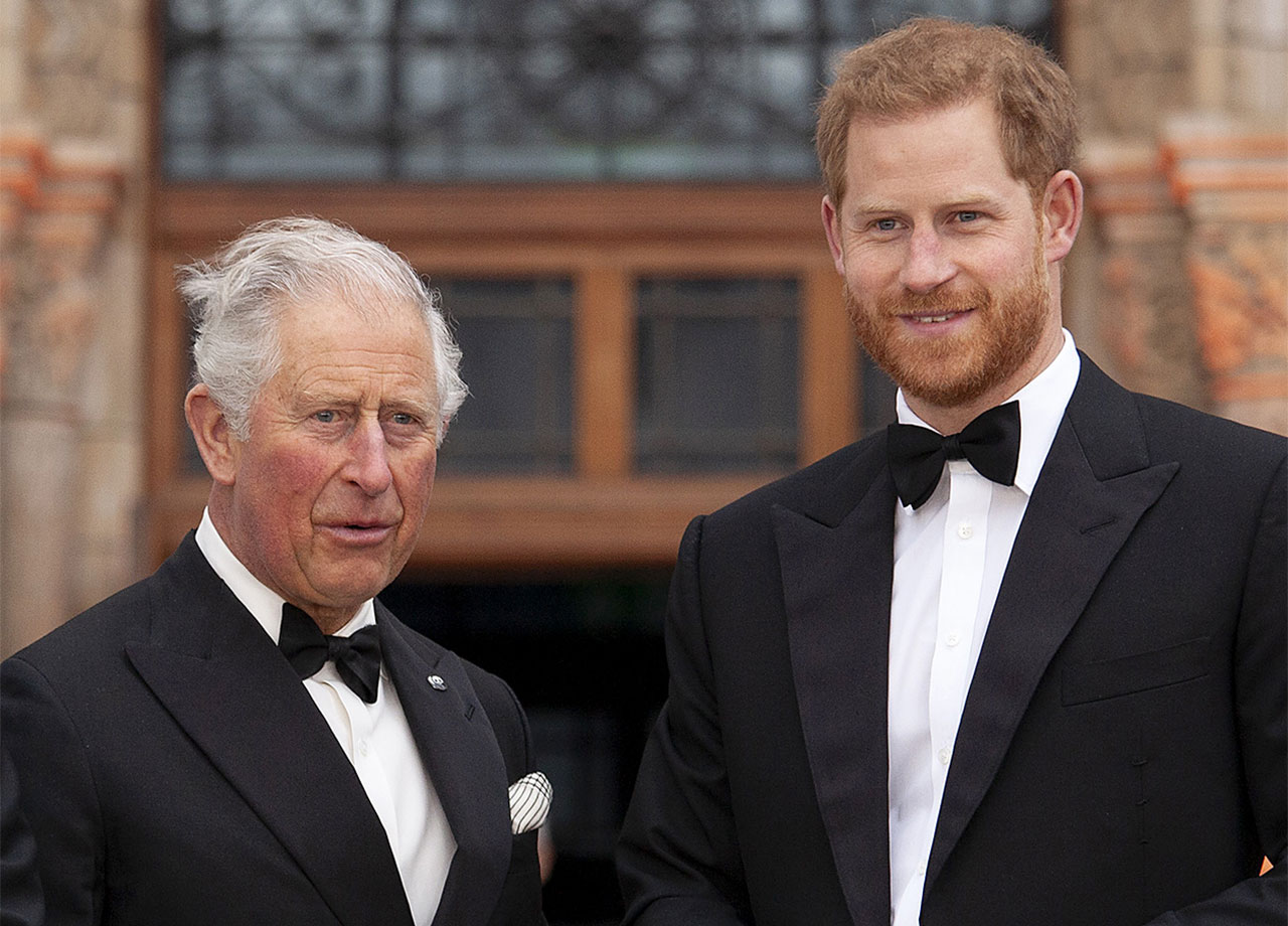 Prince Harry and King Charles at the Natural History Museum