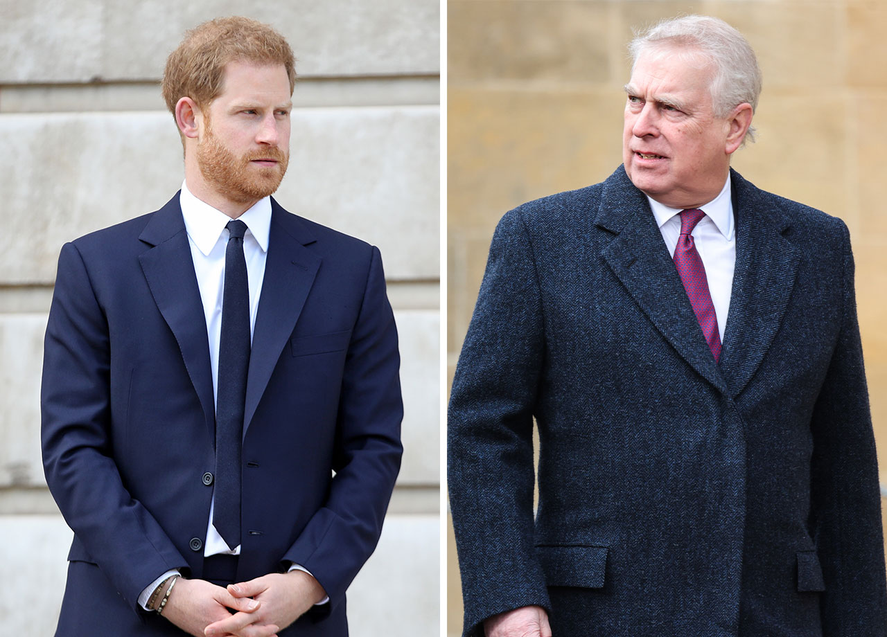 Prince Harry and Prince Andrew