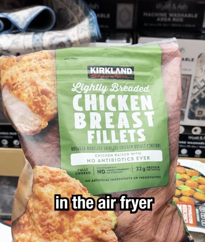 breaded chicken