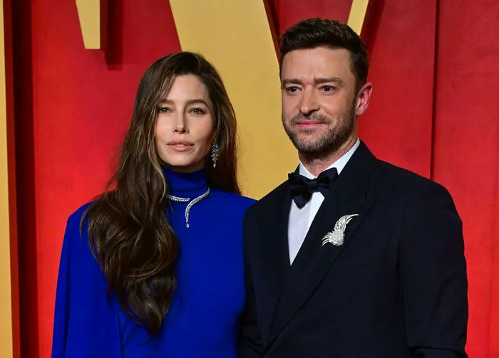 Justin Timberlake and Jessica Biel Vanity Fair Oscars party