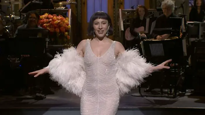 lady gaga snl dress