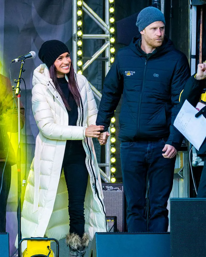 Meghan Markle and Prince Harry during Invictus Games Vancouver Whistler 2025