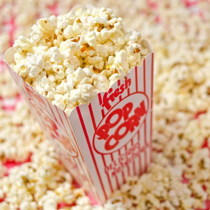 air-popped popcorn