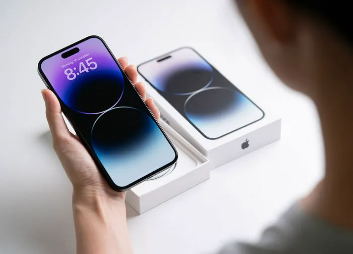 umboxing-a-new-iphone