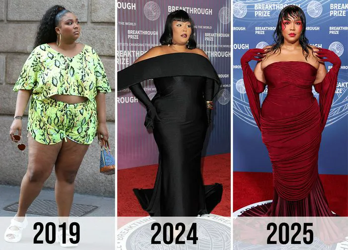 Lizzo before and after weight loss 2019 2024 2025