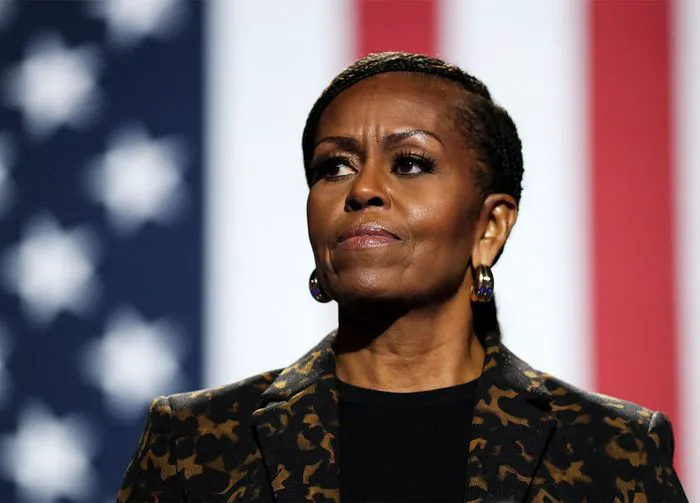 Michelle Obama attends Kamala Harris rally
