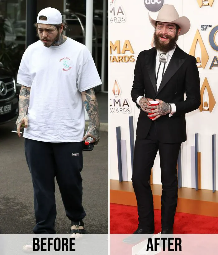 post malone weight loss before and after