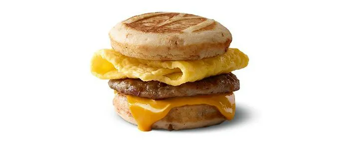 sausage egg and cheese mcgrilled