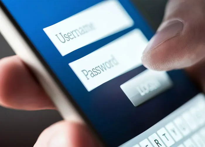 entering-social-media-password