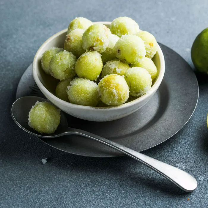 frozen grapes