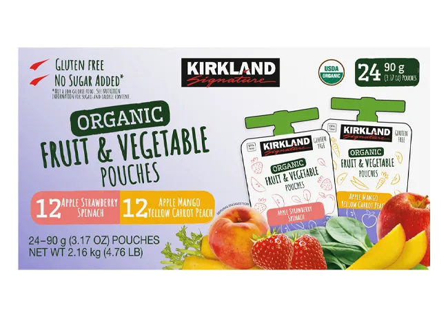 fruit and veggie pouches