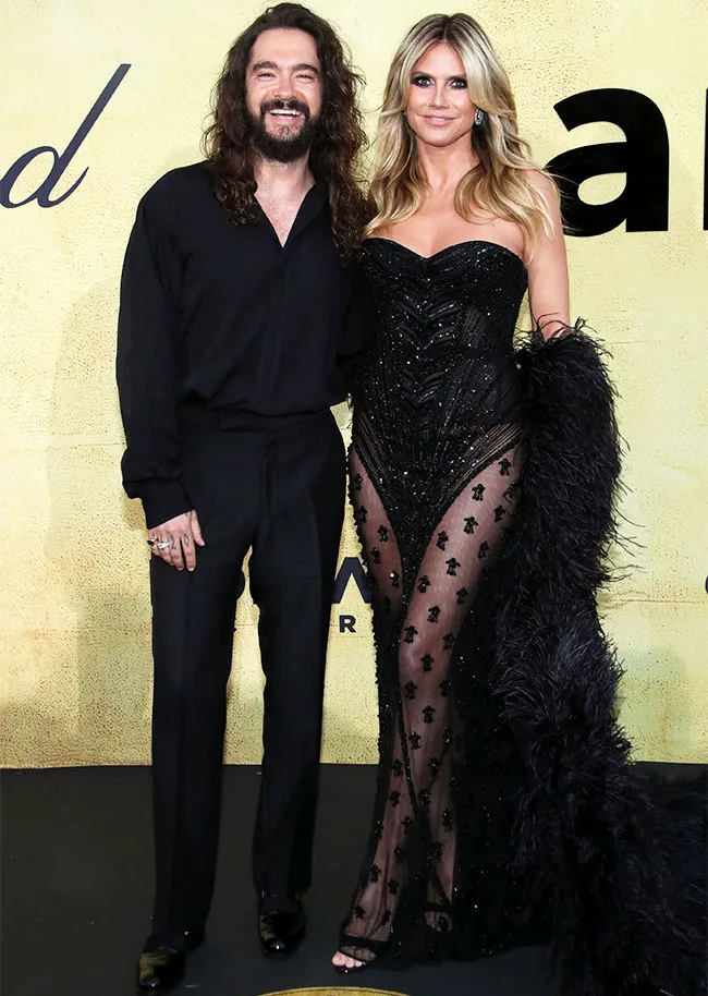 Heidi Klum and Tom Kaulitz at the amFAR Gala