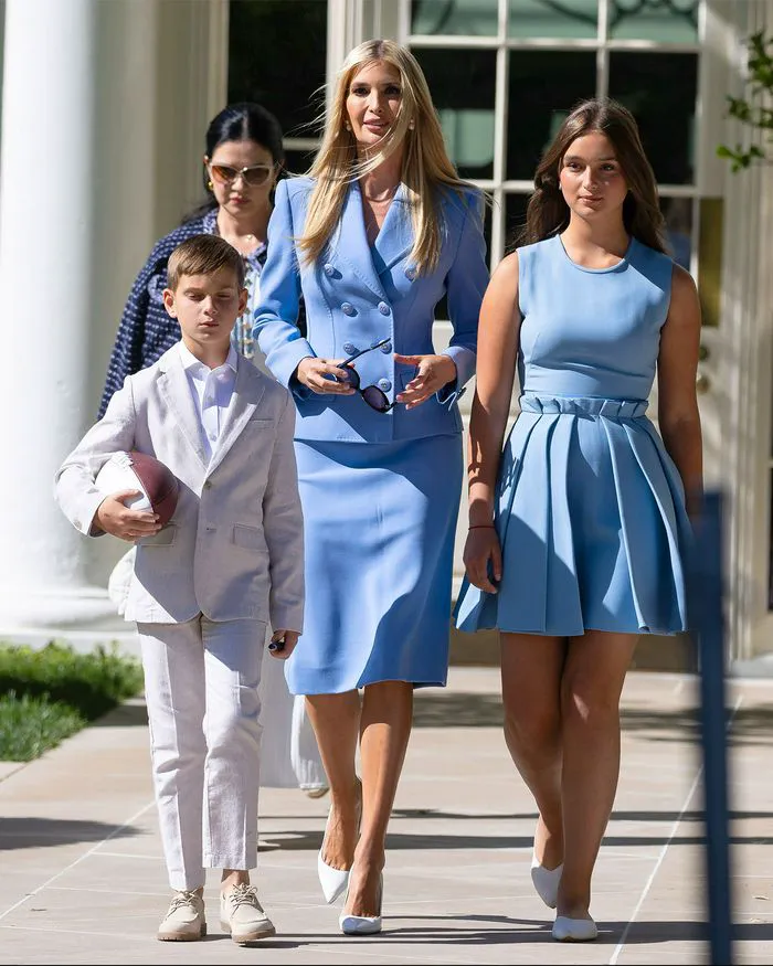 Ivanka Trump and kids at White House Philadelphia Eagles reception