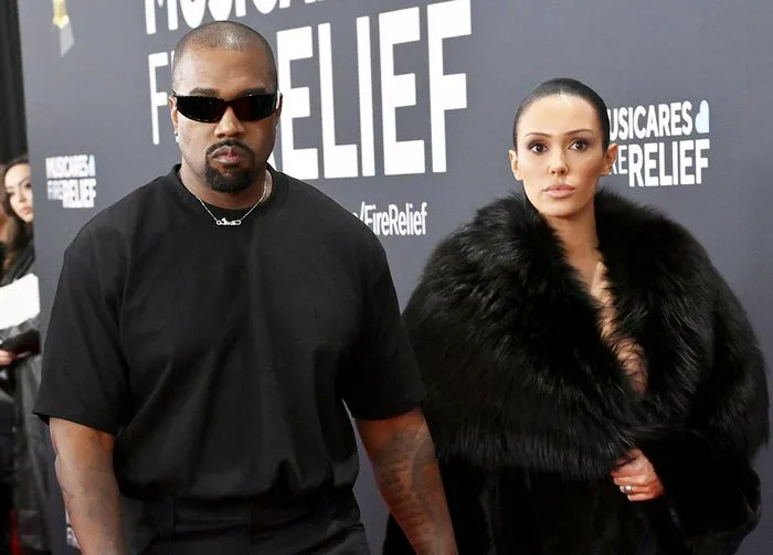 "Kanye West and Bianca Censori at the Grammys"