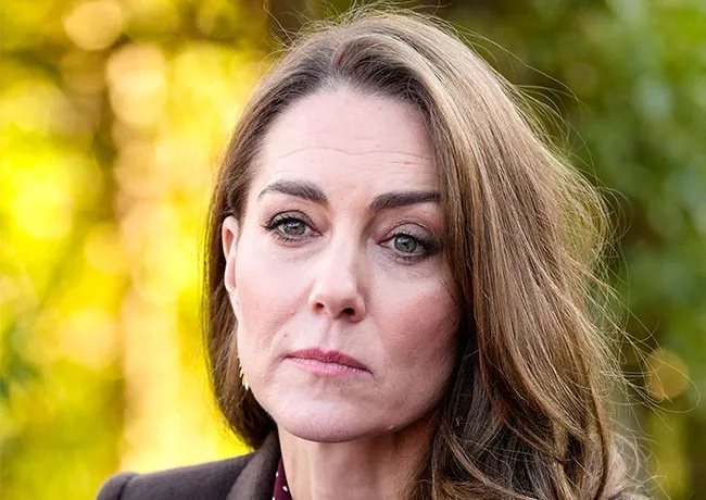 Kate Middleton looking sad