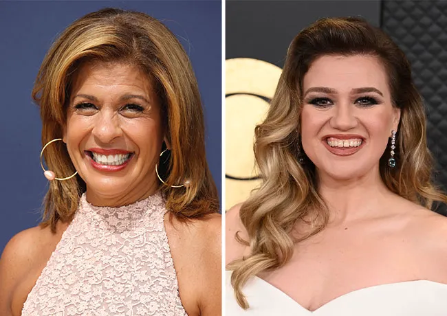 Kelly Clarkson and Hoda Kotb