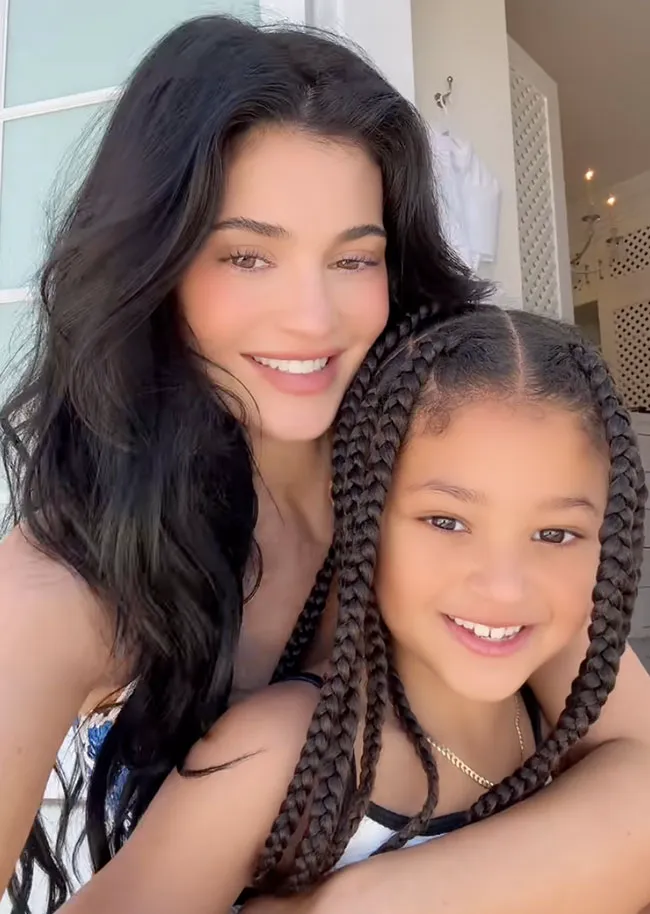 Kylie Jenner and Stormi