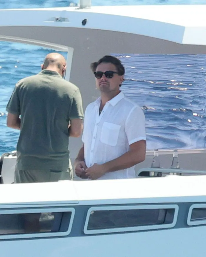 Leonardo DiCaprio on a yacht