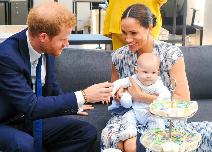 prince Harry, Meghan Markle, and their son