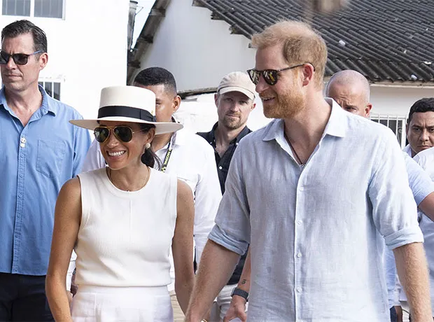 Meghan Markle and Prince Harry in Colombia