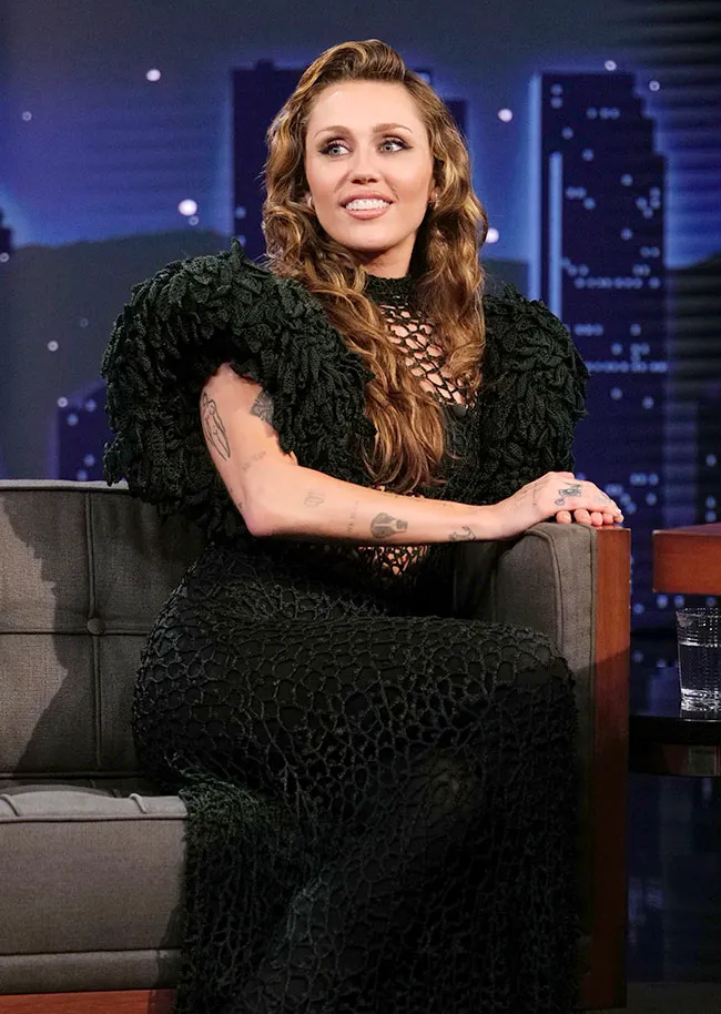 Miley Cyrus on Jimmy Kimmel Live
