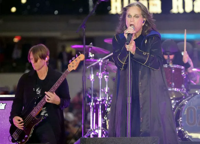 Ozzy Osbourne performing 2022
