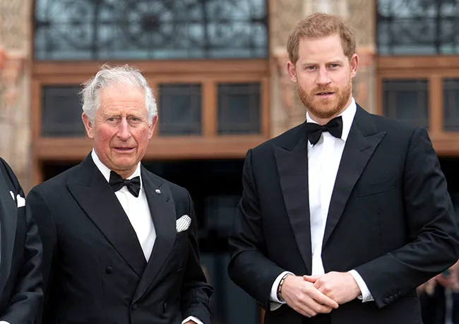 Prince Harry and King Charles premiere of Our Planet