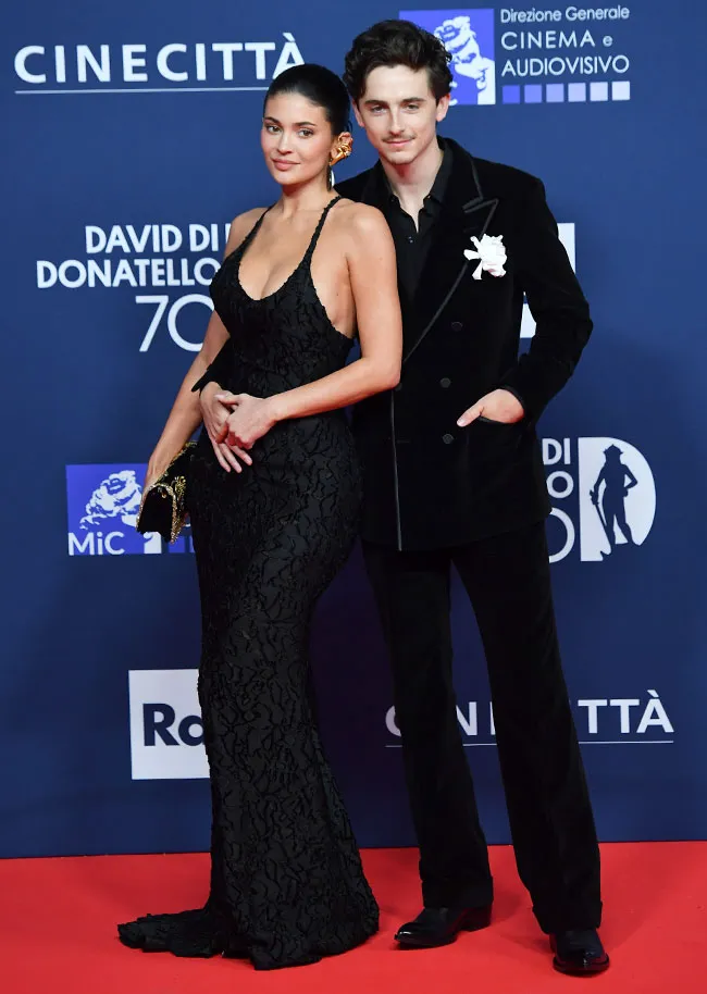 Kylie Jenner and Timothee Chalamet on the red carpet