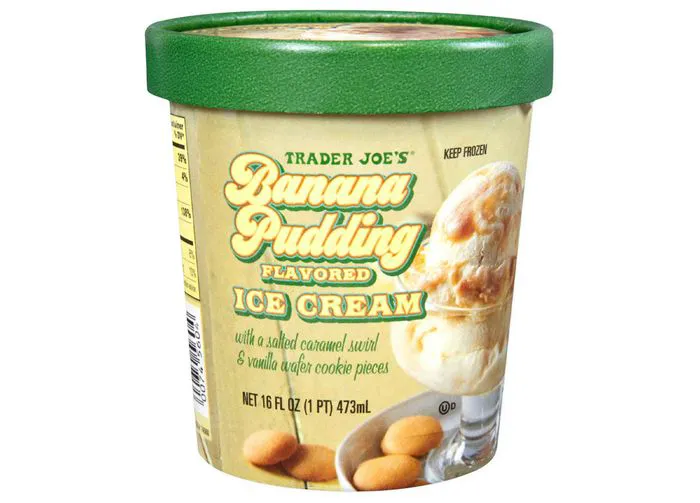 pint of Trader Joe's Banana Pudding Ice Cream