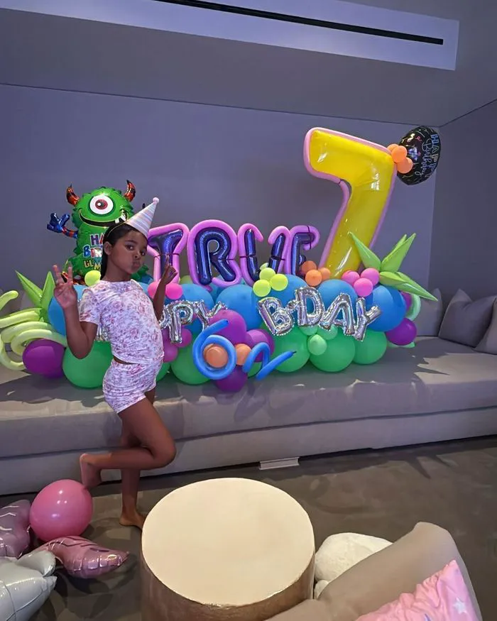 Tristan Thompson Instagram picture for True's 7th birthday