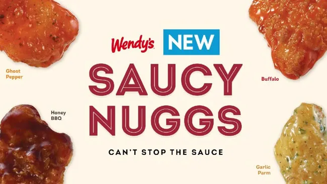 Wendy's Saucy Nuggs promo