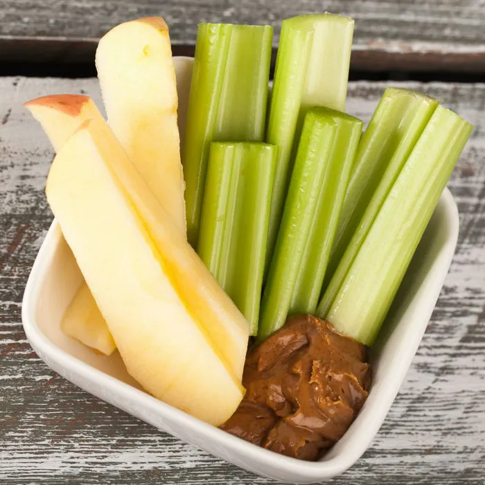 celery with almond butter