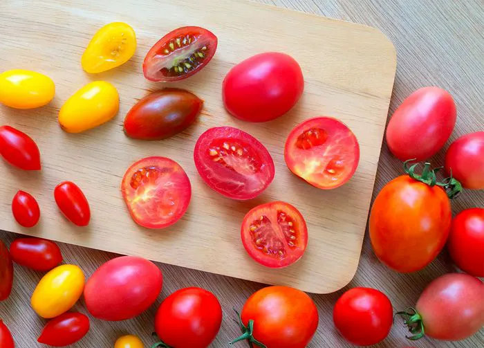 cut cherry tomatoes